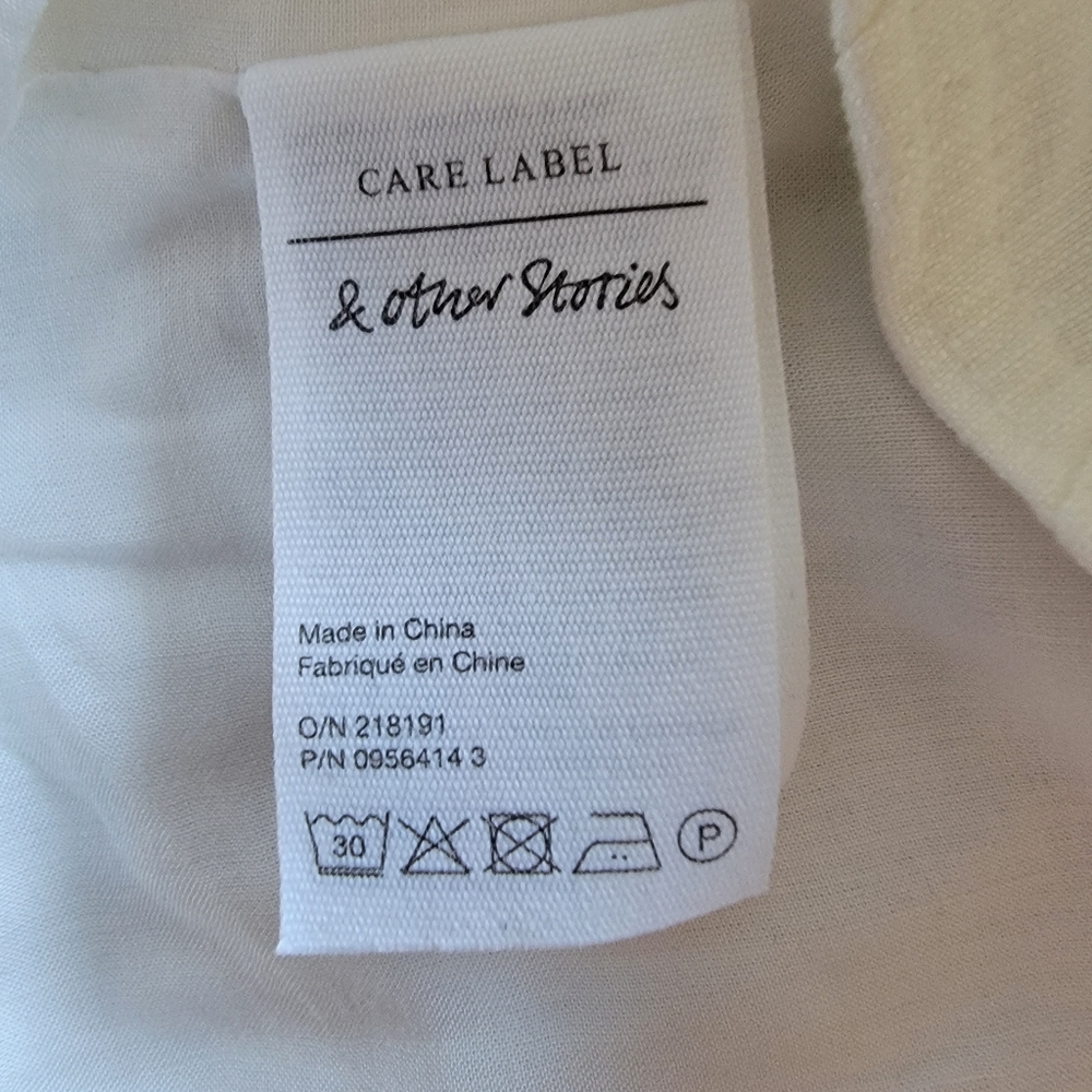 & Other Stories White Blouse - Picture 14 of 15